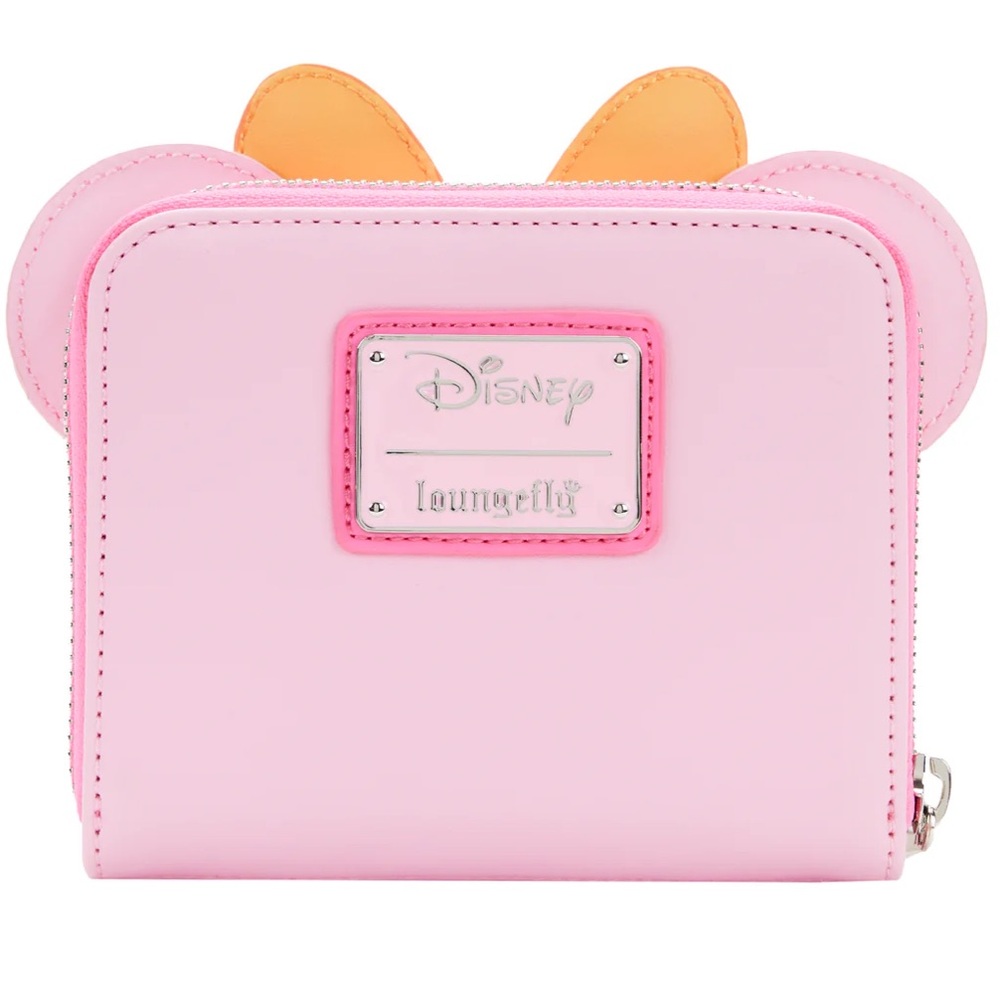 Loungefly Disney Pastel Ghost Minnie Glow in the Dark Ziparound Wallet - Picture 3 of 4
